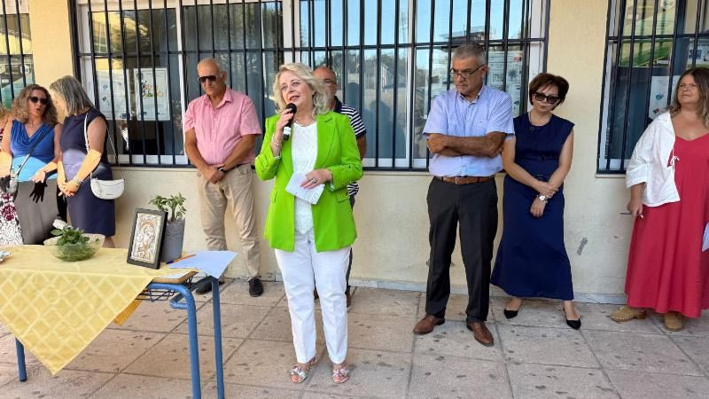 Στον αγιασμό σχολείων στο Ηράκλειο η Εντεταλμένη Σύμβουλος Παιδείας και Δια Βίου Μάθησης
