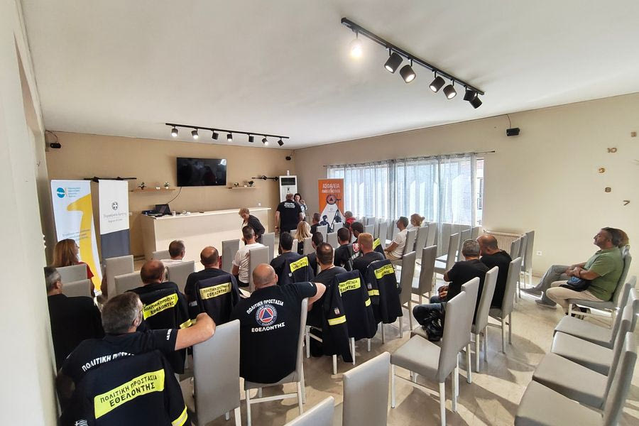 Ξεκίνησε από το Ρέθυμνο ο κύκλος ενημερωτικών ημερίδων πολιτικής προστασίας για τις εθελοντικές ομάδες