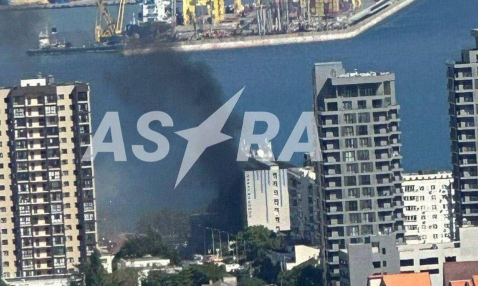 Μεγάλη ουκρανική επίθεση με drones στη ρωσική ναυτική βάση του Νοβοροσίσκ – Βίντεο