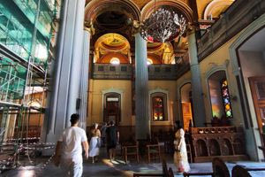 Ηράκλειο: Εργοτάξιο με επισκέπτες ο Άγιος Μηνάς (φωτογραφίες)