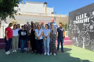 Τα σχολεία της Μεσαράς επισκέφθηκε ο Διευθυντής Πρωτοβάθμιας Εκπαίδευσης Μανώλης Μπελαδάκης