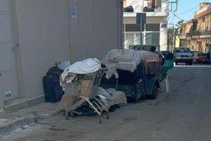 Ηράκλειο: Ένα νοικοκυριό στον δρόμο… (φωτογραφίες)