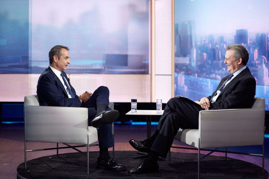 Μητσοτάκης στο Bloomberg για την ανάπτυξη: Θα καταγράψουμε σημαντικό πρωτογενές πλεόνασμα