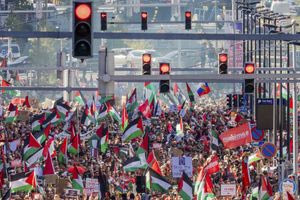 Βρυξέλλες: Χιλιάδες διαδηλωτές εξέφρασαν την υποστήριξή τους στους Παλαιστίνιους