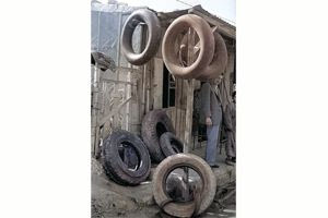 Βουλκανιζατέρ εποχής, το 1955, στην Κρήτη