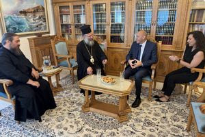 Συνάντηση του Μητροπολίτη Ρεθύμνης με τον διπλωματικό εκπρόσωπο της UNICEF