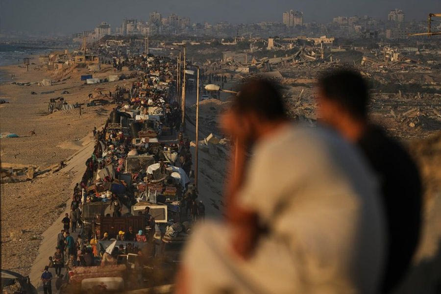 Γάζα: Σύμφωνα με τον ισραηλινό στρατό «περίπου 480.000» Παλαιστίνιοι την έχουν εγκαταλείψει