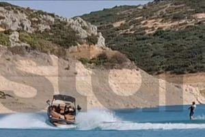 Έκαναν θαλάσσιο σκι στη… λίμνη Υλίκη (video)