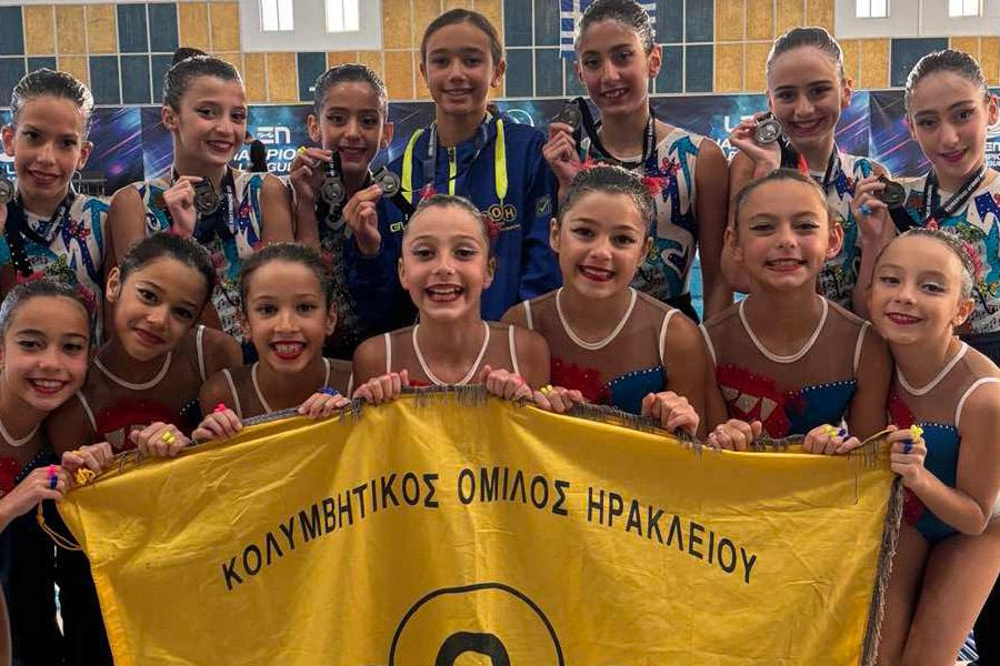 Διακρίσεις του ΚΟΗ στην καλλιτεχνική κολύμβηση
