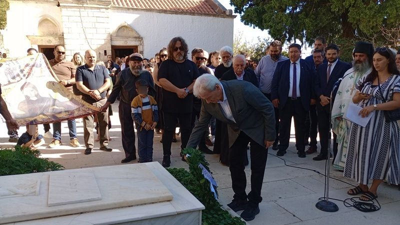 Στο Μνημόσυνο για τον ήρωα των Κρητικών Επαναστάσεων Φραγκιά Μαστραχά ο Αλ. Καλοκαιρινός