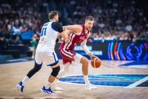 Ευρωμπάσκετ 2025: Τρίτη η Λετονία στον 2ο όμιλο μετά την επιβλητική νίκη κόντρα στην Τσεχία