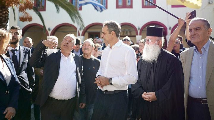 Μητσοτάκης από τη Λήμνο: Διορθώσαμε μια αδικία με την εξίσωση της μείωσης ΦΠΑ για όλα τα νησιά με κατοίκους κάτω των 20.000