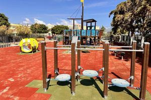 Ολοκληρώνεται η ανακατασκευή της παιδικής χαράς στην κεντρική πλατεία του Γαζίου