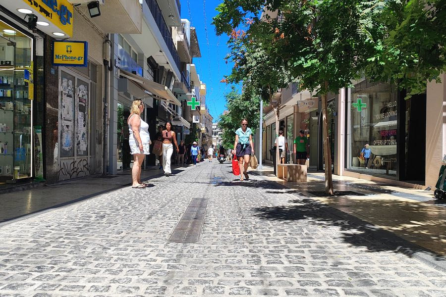 Ηράκλειο: Οι… απάτητοι πεζόδρομοι του κέντρου