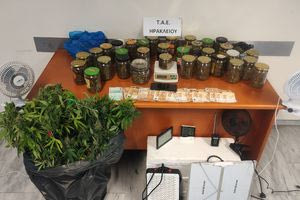 Ηράκλειο: Συνελήφθη με δενδρύλια και πάνω από ένα κιλό κάνναβη