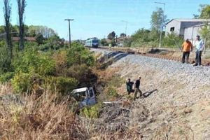 Σουφλί: Tρένο παρέσυρε αγροτικό σε αφύλακτη διάβαση