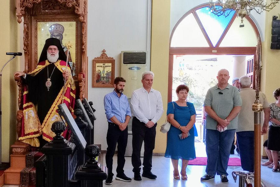 Ο Αλέξης Καλοκαιρινός στον εορτασμό της Ύψωσης του Τιμίου Σταυρού στον Εσταυρωμένο