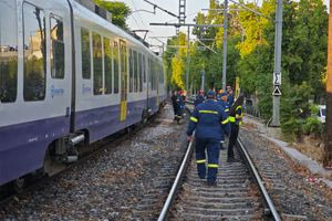 Νεκρός πεζός που παρασύρθηκε από τρένο στην Κωνσταντινουπόλεως