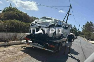 Ηράκλειο: Σύγκρουση ΙΧ με μηχανή – Το κράνος του έσωσε τη ζωή