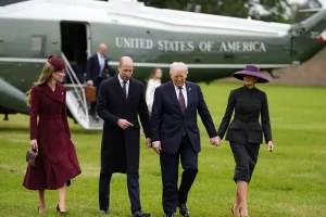 Στο κάστρο του Γουίνσδορ Ντόναλντ και Μελάνια Τραμπ: Τους υποδέχτηκαν Κέιτ και Γουίλιαμ – Δείτε live