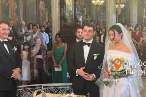 Πύρρος Δήμας: Ο γιος του παντρεύτηκε την εκλεκτή της καρδιάς του στο Λιτόχωρο Πιερίας