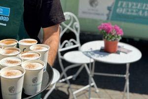 Φραπέ …μπουγάτσα έφτιαξαν έμπειροι baristas στους επισκέπτες της 89ης ΔΕΘ