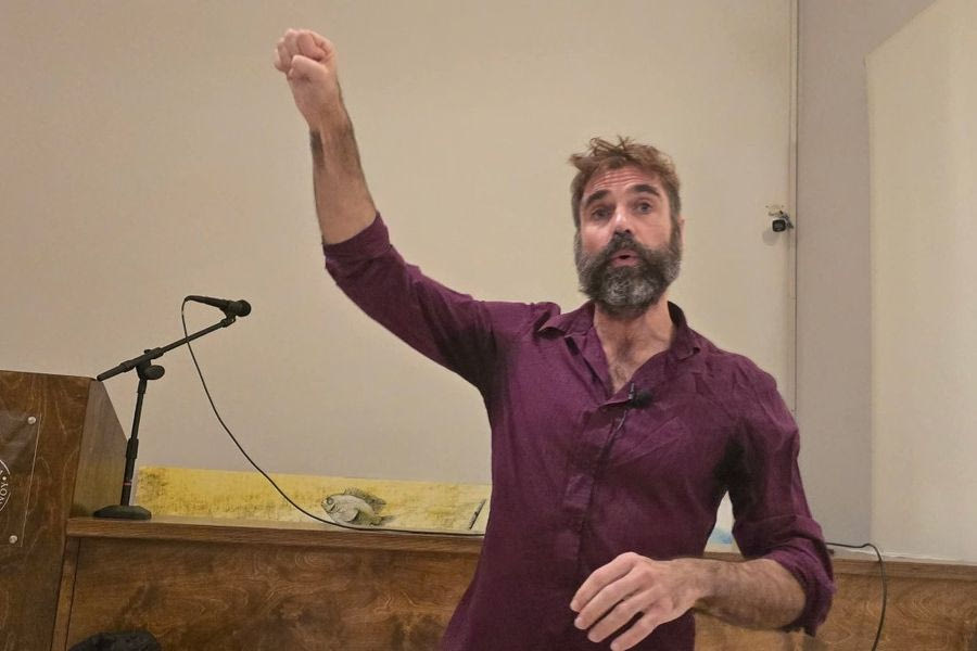Με επιτυχία η πρώτη διάλεξη του Εμμανουέλε Argento – «Το Παιχνίδι της Συνείδησης»