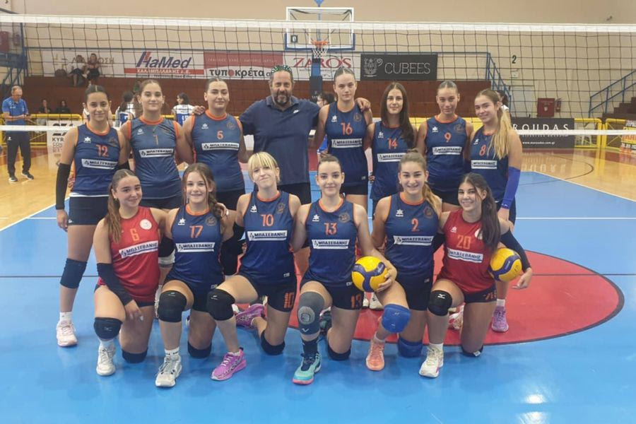 Βόλεϊ: ΟΦΗ και Σούδα στην κορυφή των νεανίδων
