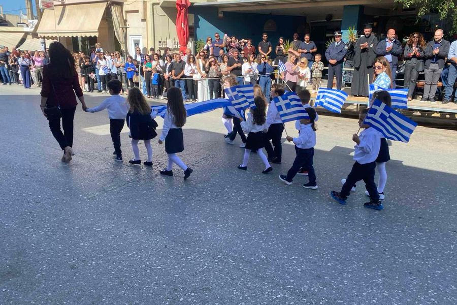 (ΦΩΤΟ) Ο εορτασμός της 28ης Οκτωβρίου 1940 στον Δήμο Γόρτυνας