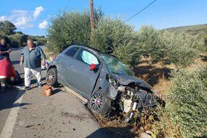 Τέσσερις τραυματίες σε τροχαίο στα Χανιά