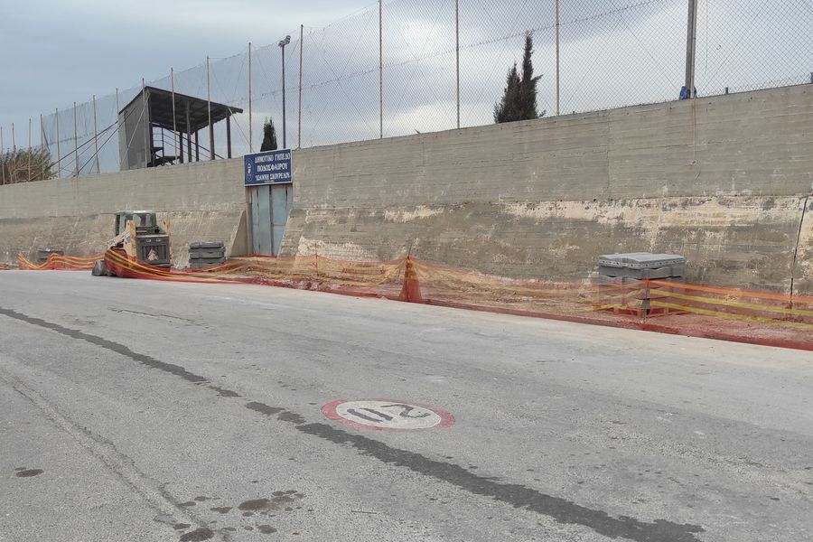 Νέα πεζοδρόμια και καινούριες διαβάσεις στη Ν. Αλικαρνασσό