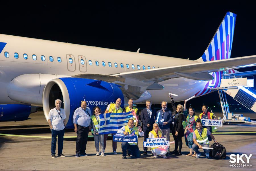 Η SKY express καλωσορίζει ένα ακόμη νέο, υπερσύγχρονο Airbus, ενισχύοντας τον νεότερο στόλο αεροπορικής στην Ελλάδα