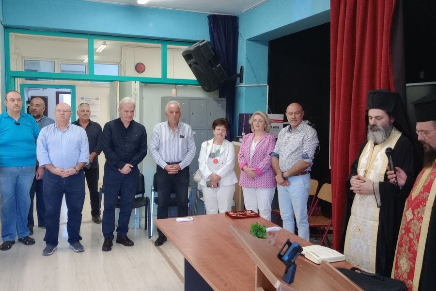 Ο Δήμαρχος Ηρακλείου στον Αγιασμό του Σχολείου Δεύτερης Ευκαιρίας