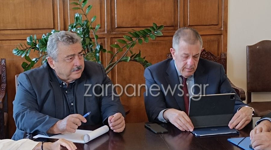 Στα Χανιά ο Νίκος Ταχιάος για τη μελέτη του νέου ΒΟΑΚ