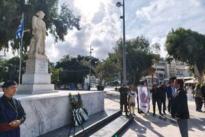 Ηράκλειο: Τιμήθηκε η Εθνική Αντίσταση με δέηση και καταθέσεις στεφάνων