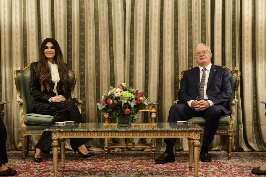 Η Κίμπερλι Γκιλφόιλ επέδωσε τα διαπιστευτήρια της στον Πρόεδρο της Δημοκρατίας