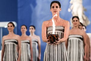 Αρχισε το ταξίδι της Ολυμπιακής Φλόγας από την Αρχαία Ολυμπία για την Ιταλία