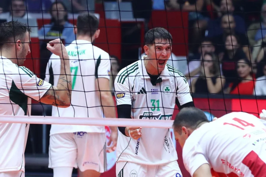 Volley League: Κυρίαρχος ο Παναθηναϊκός στου Ρέντη