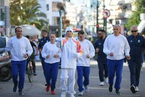 Πύργος: Η τελετή υποδοχής της Ολυμπιακής Φλόγας στην πόλη