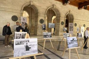 (ΦΩΤΟ + ΒΙΝΤΕΟ) Ξεκίνησε στη Λότζια η έκθεση με ιστορικές φωτογραφίες του ΟΦΗ