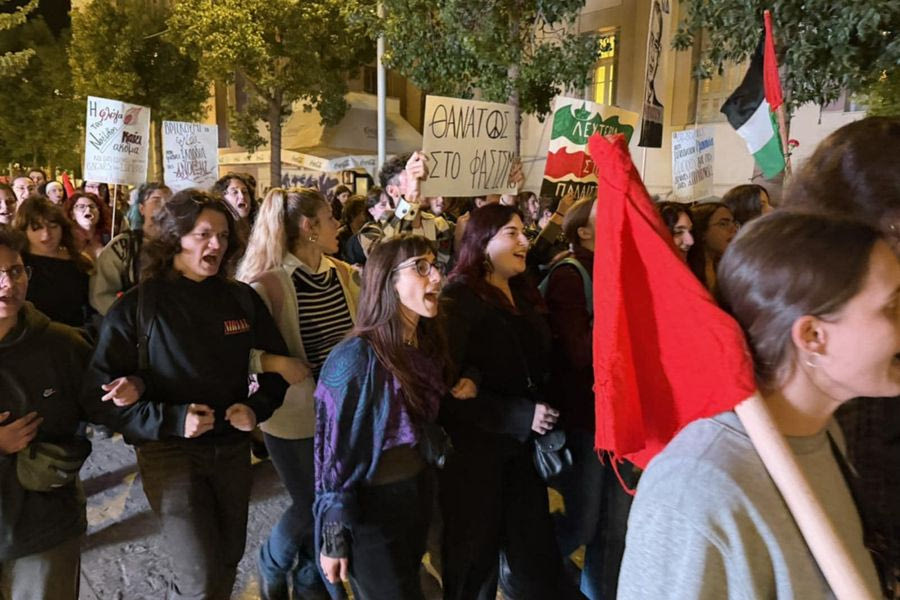 (ΦΩΤΟ + ΒΙΝΤΕΟ) Πλήθος κόσμου στις συγκεντρώσεις για το Πολυτεχνείο στο Ηράκλειο
