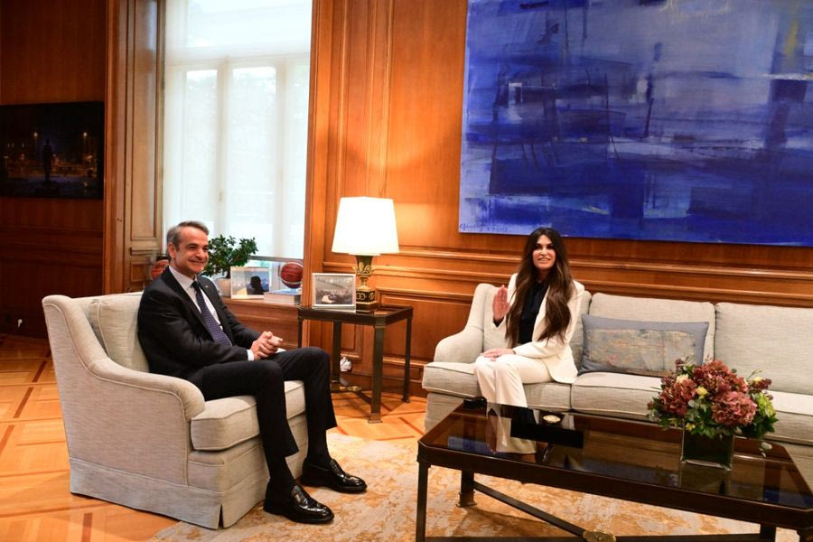 Συνάντηση Μητσοτάκη –  Γκίλφοϊλ στο Μαξίμου