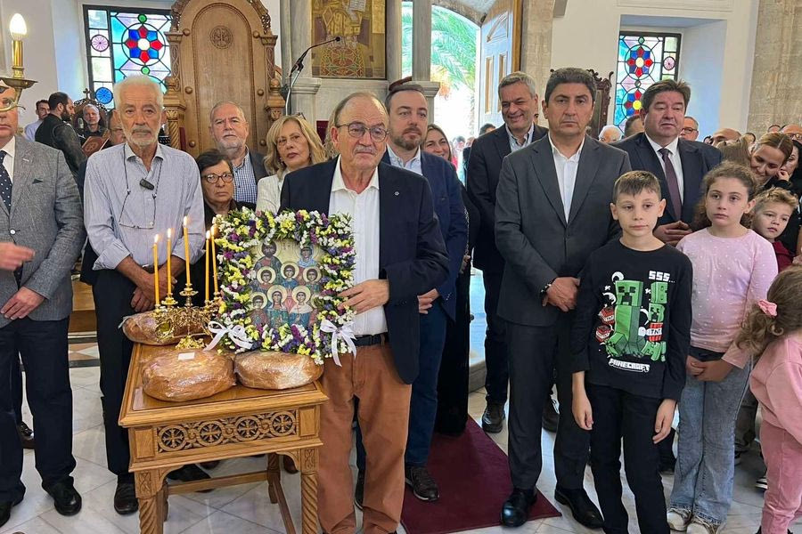 Στον εορτασμό της Πολύτεκνης Οικογένειας ο Φραγκίσκος Παρασύρης