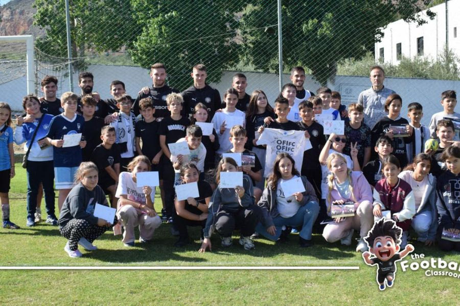 Στην προπόνηση του ΟΦΗ μαθητές από τη Χερσόνησο (vid)