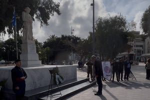 Στις εκδηλώσεις εορτασμού της Ημέρας Εθνικής Αντίστασης στο Ηράκλειο ο Χάρης Μαμουλάκης