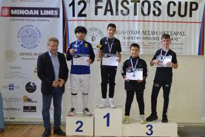 Επιτυχία σημείωσε το 12ο Φαιστός Cup ξιφασκίας στη Μεσσαρά