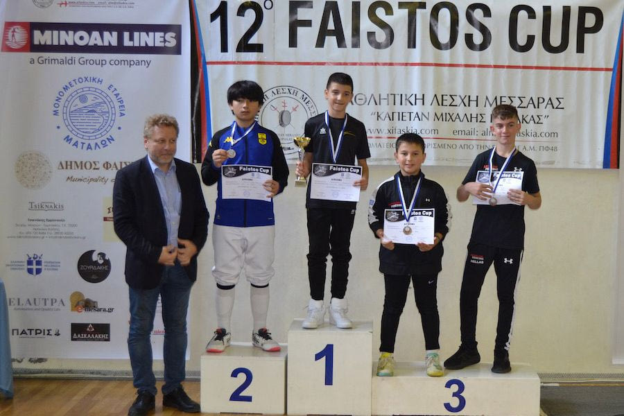 Επιτυχία σημείωσε το 12ο Φαιστός Cup ξιφασκίας στη Μεσσαρά