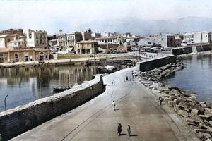 To λιμάνι του Ηρακλείου, τη δεκαετία του 1950