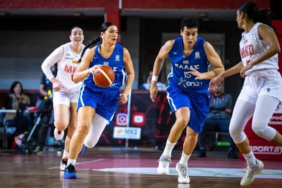 Βόρεια Μακεδονία – Ελλάδα 84-101: Η Εθνική Γυναικών έβγαλε αντίδραση με Χριστινάκη, Σπανού και Φασούλα