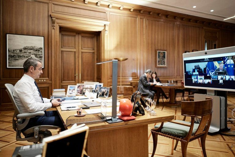 Στην τηλεδιάσκεψη ηγετών της «Συμμαχία των Προθύμων» για την Ουκρανία συμμετείχε ο Κυριάκος Μητσοτάκης